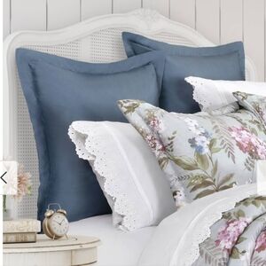 2 EUROPEAN SHAM 26 IN ×26 IN(66cm ×66 cm) 100% Cotton